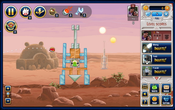 Angry Birds Star Wars for Facebook