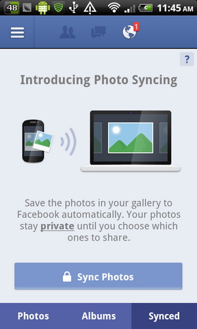 Facebook - Photo Sync