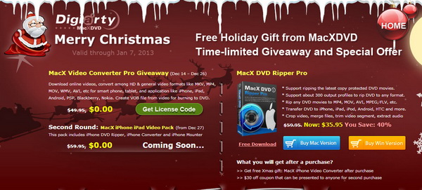 MacX Video Converter Pro Free License