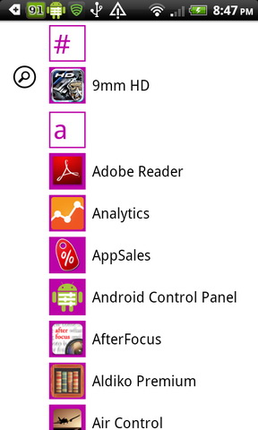 WP8 Launcher for Android