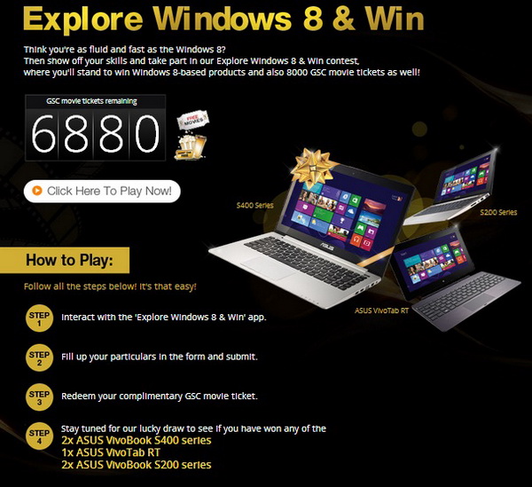 ASUS Malaysia - Explore Windows 8 and Win contest