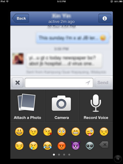 Facebook Messenger - Quick Voice Message