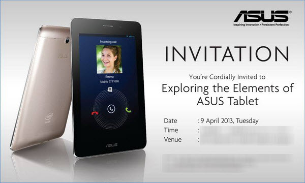 ASUS Fonepad - Malaysia Launch Event