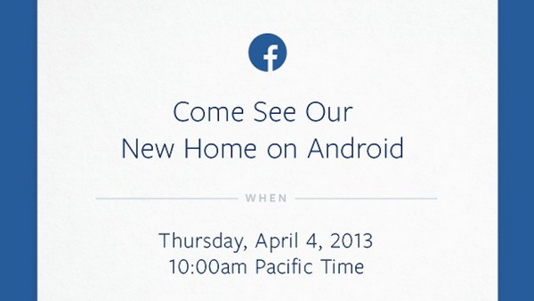 Facebook Event on April 4