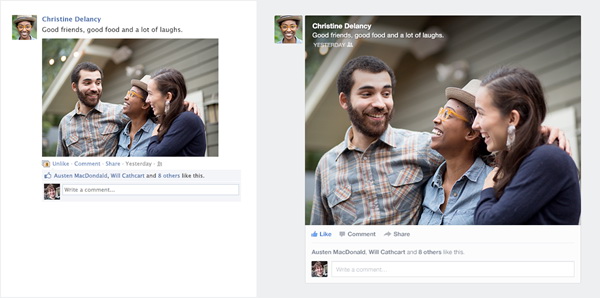 Facebook News Feed gets a new look