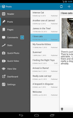 Wordpress for Android Version 2.3