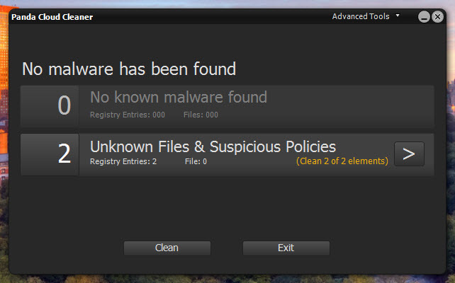 Panda Cloud Cleaner - Cloud-based Malware Scanner