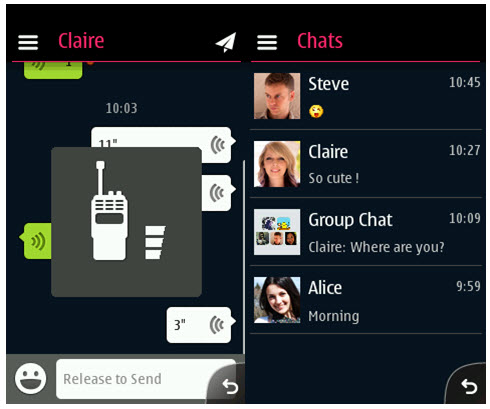 WeChat Available on Nokia Asha Touch