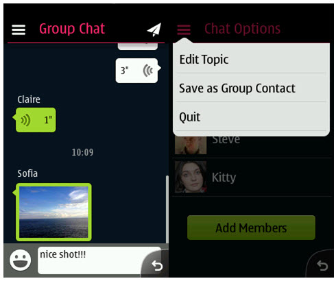 WeChat Available on Nokia Asha Touch