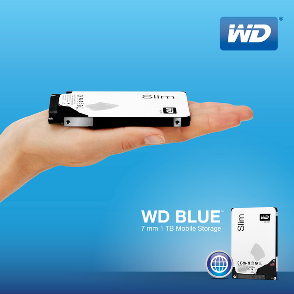 WDBlue 7mm 1TB HDD