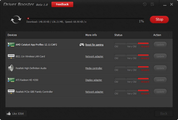 Update Old Windows Drivers with IObit Driver Booster