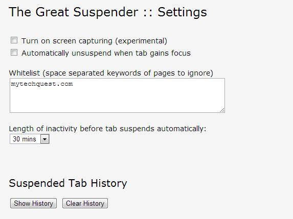 Free Up Google Chrome's Memory with the Great Suspender