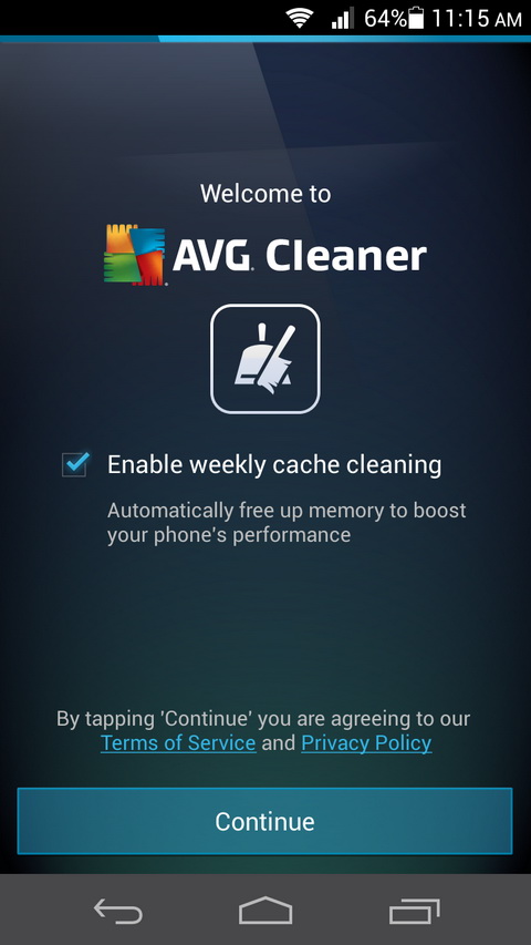 clean browser hiatory avg cleaner only android