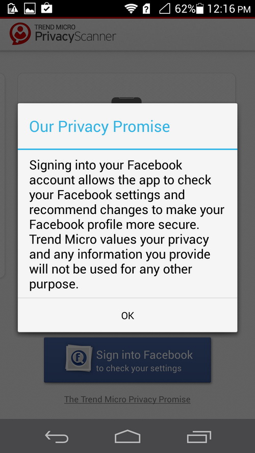 Privacy Scanner for Facebook