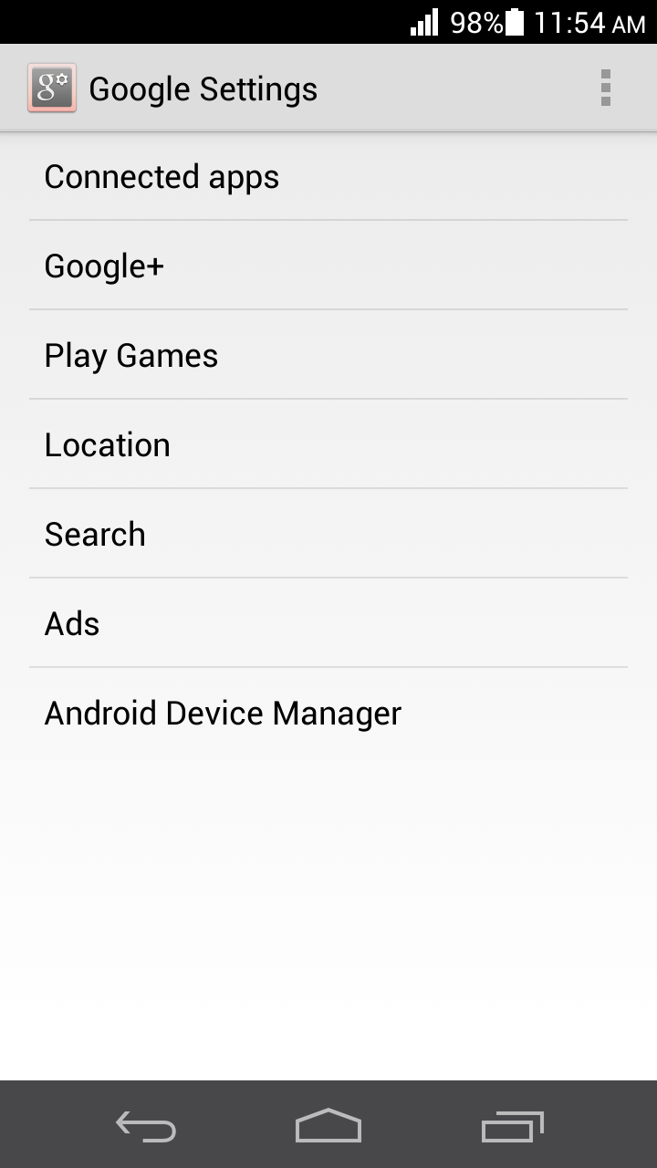 Android Device Manager App