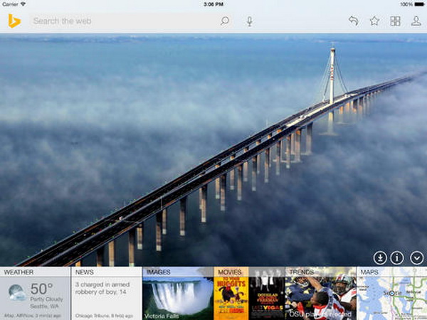 Bing for iPad 2.0