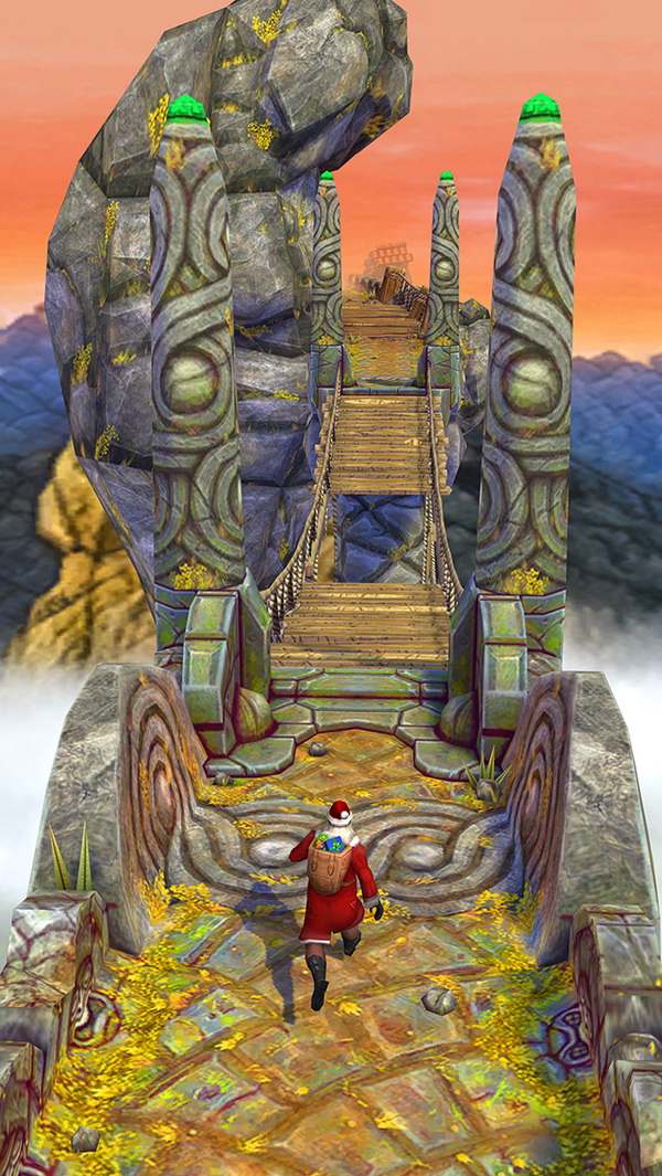 Temple Run 2 for iOS and Android updated with Santa character
