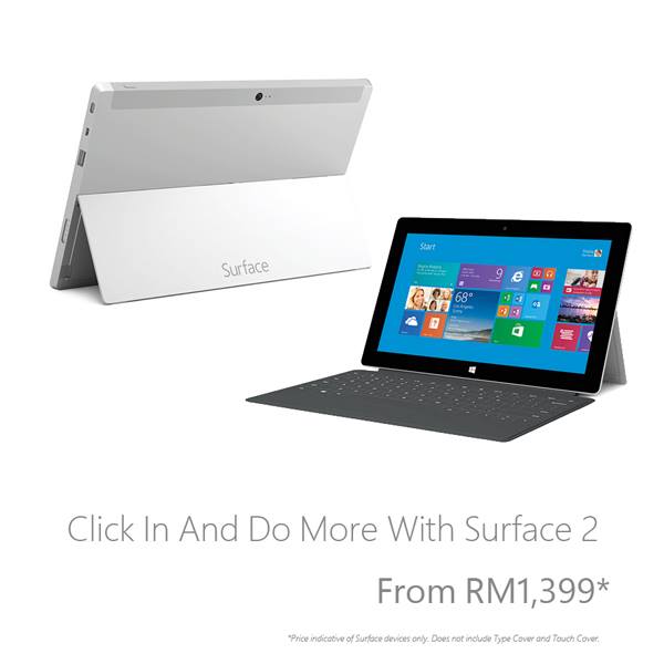 Surface 2 Malaysia Pricing