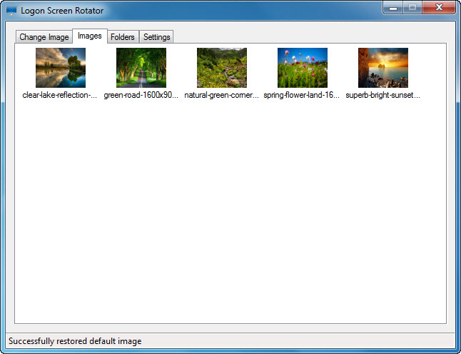 Logon Screen Rotator - Added Images