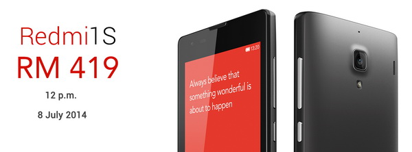 Xiaomi Redmi 1S Malaysia Sale