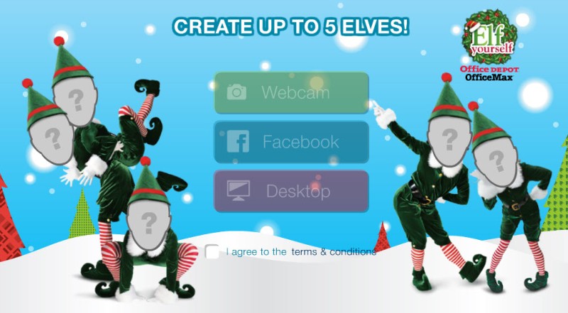 Elf Yourself Christmas Video Greeting Card