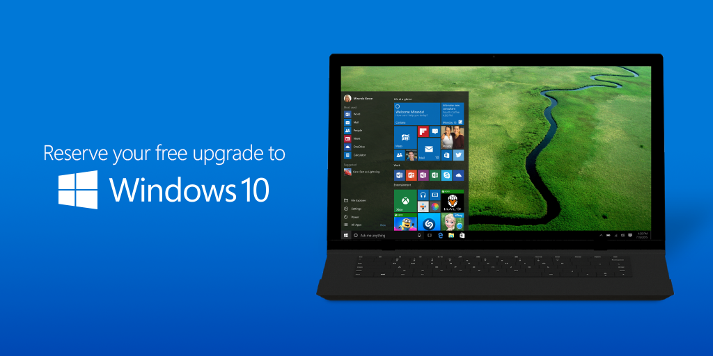 Reserve Windows 10 Free Upgrade