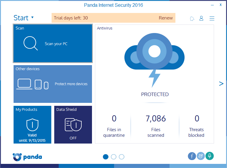 Panda Internet Security 2016