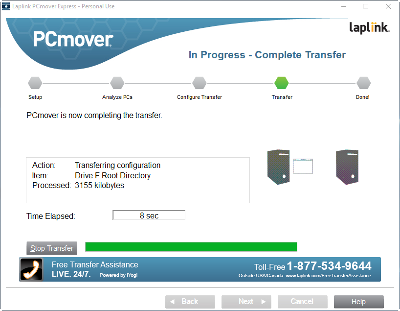 PCmover Express - Migrate Data to Windows 10 PC