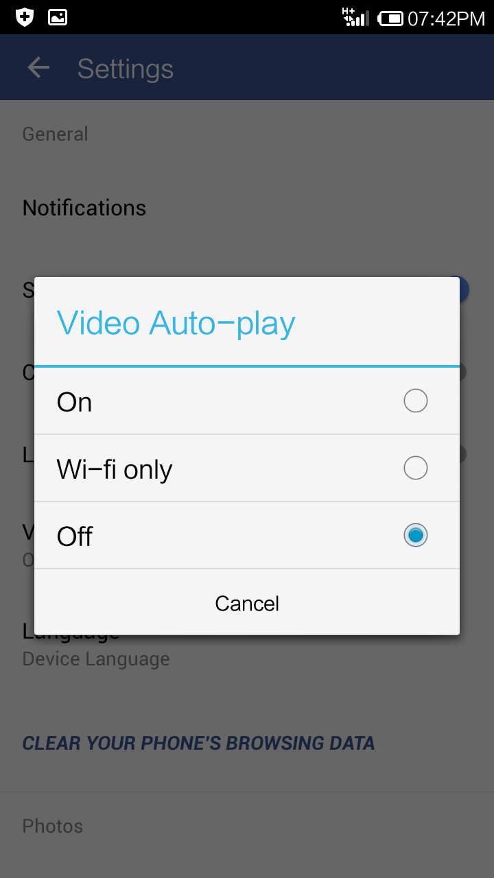 How to Disable Auto Play for Facebook Videos on Android