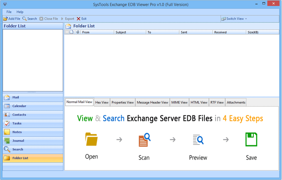 Free EDB Viewer Tool