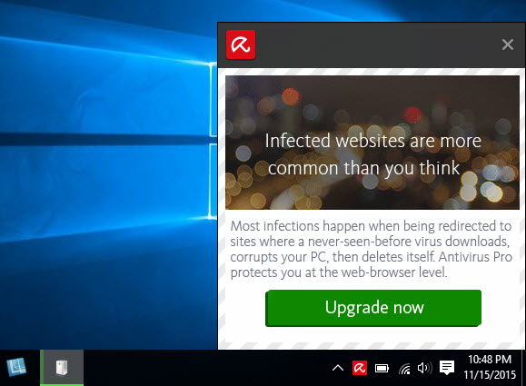 Block Avira Pop Up Ads