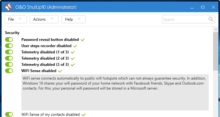 Change Windows 10 Privacy Settings