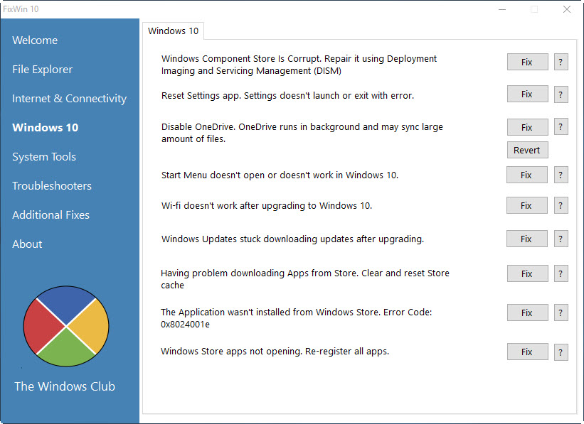 Fix and Repair Windows 10 Issues