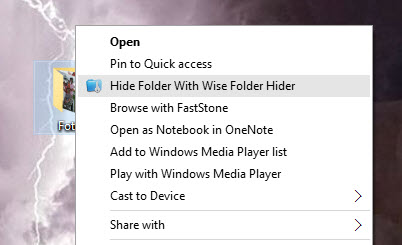 Hide and Password Protect Files and Folders in Windows 10