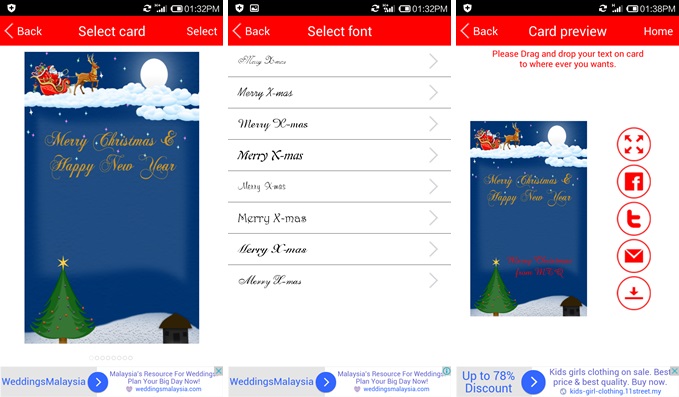 Christmas Card Creator Xmas for Android