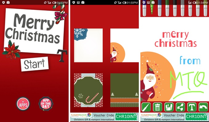 Create Christmas Cards for Android