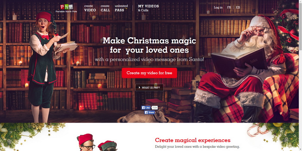 Create Personalized Santa Video Messages for free