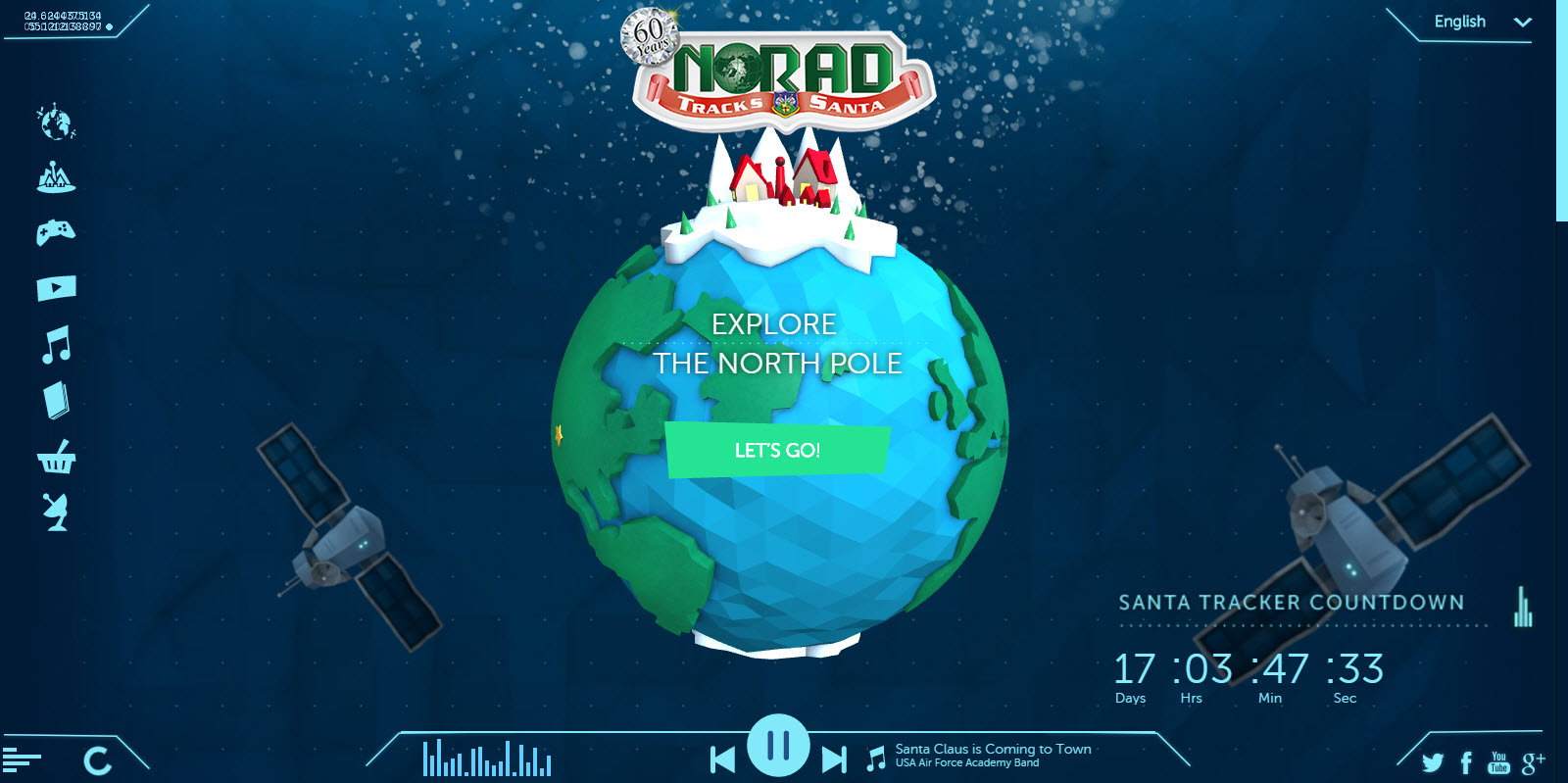 NORAD Tracks Santa 2015