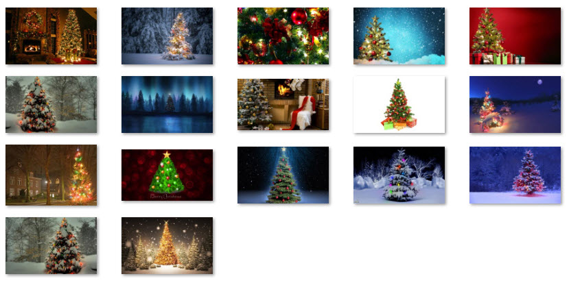 Windows 10 Christmas Theme - Christmas Tree Theme