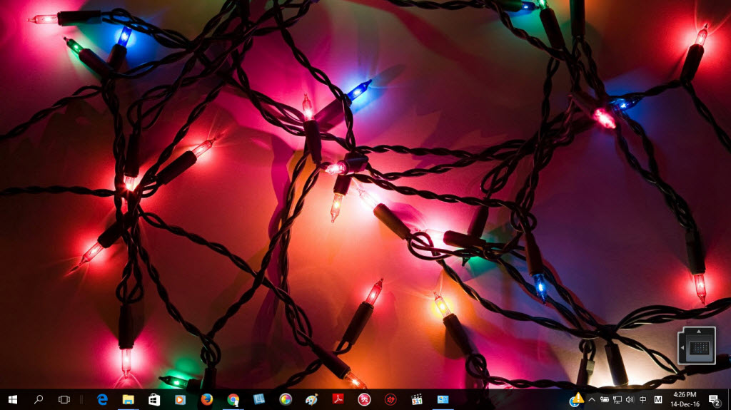 Windows 10 Christmas Theme - Holiday Lights Theme