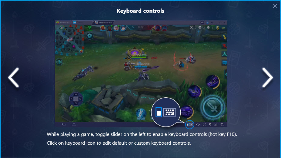 Bluestacks 3 Keyboard Controls