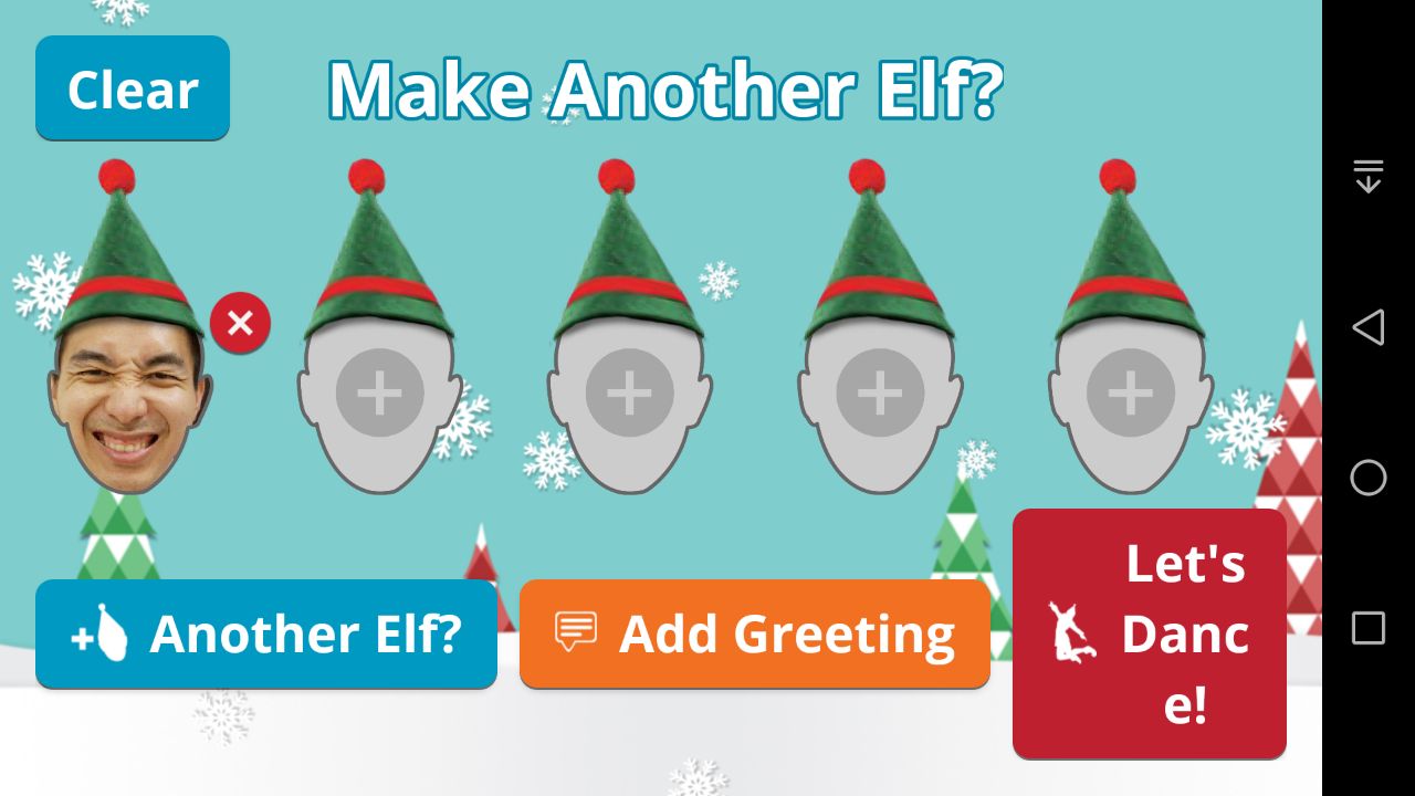 Elf Yourself Android App - Make Another Elf