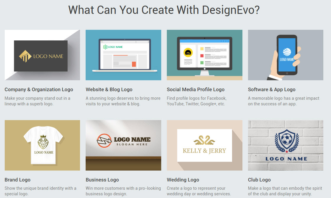 What Can You Create with DesignEvo