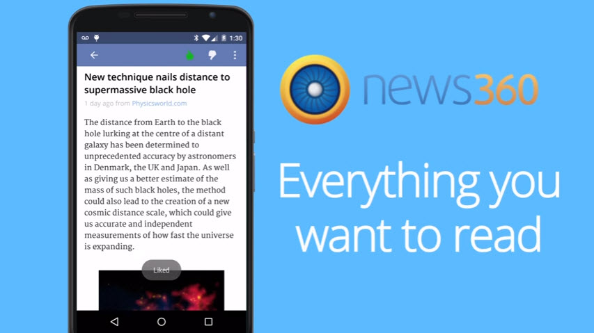 News360 News Reader App for Android