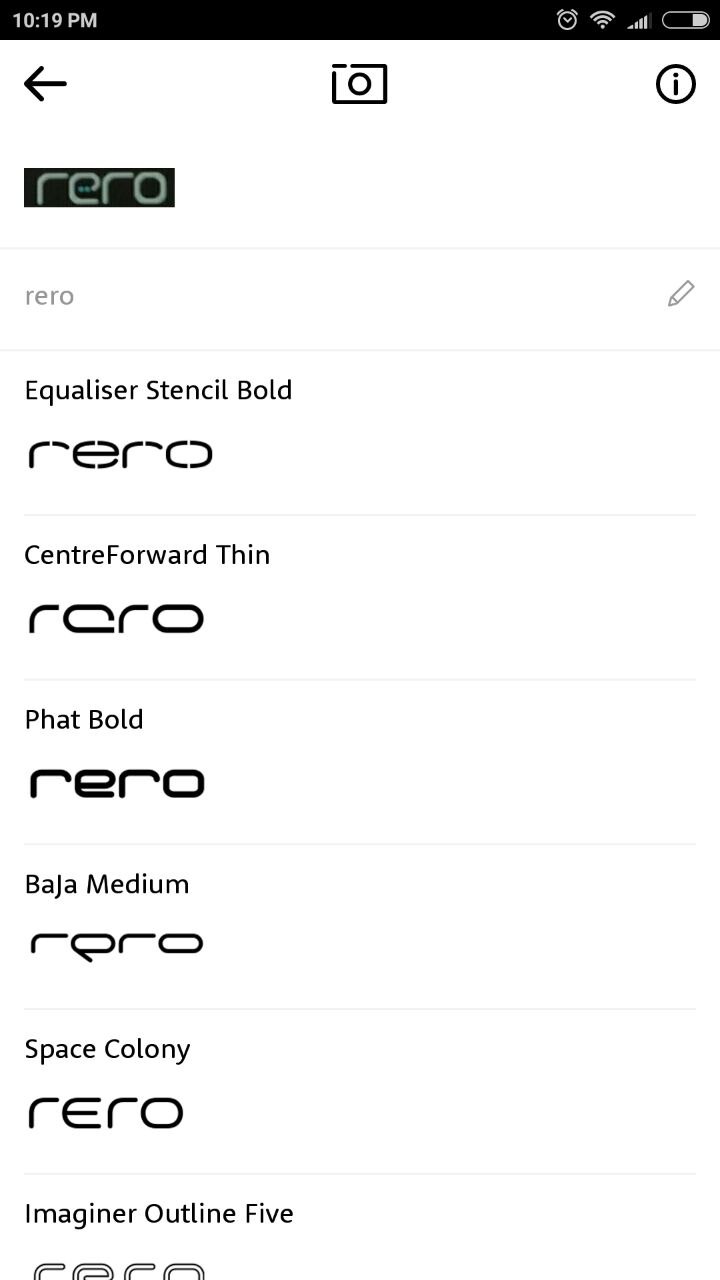 Use Camera to Identify Fonts with WhatTheFont Android App