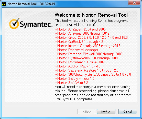 norton removal tool