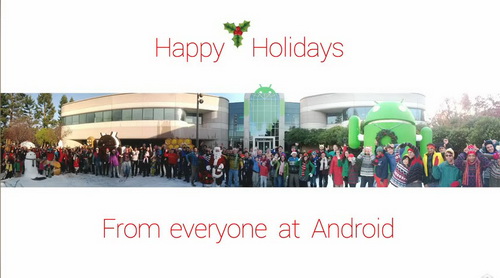 Happy Holidays from Android