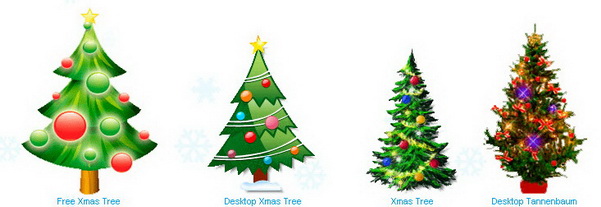 25 Animated Christmas Trees for Desktop