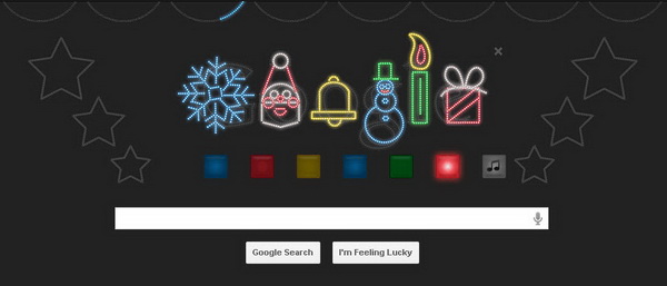 Google Happy Holidays Doodle