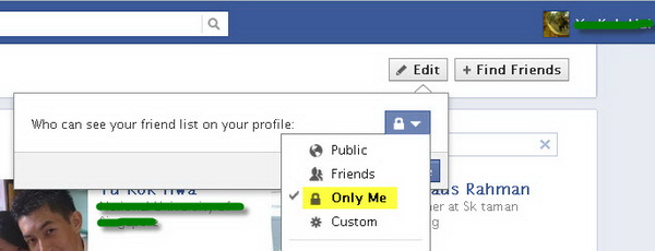 How to Hide Friends List in Facebook